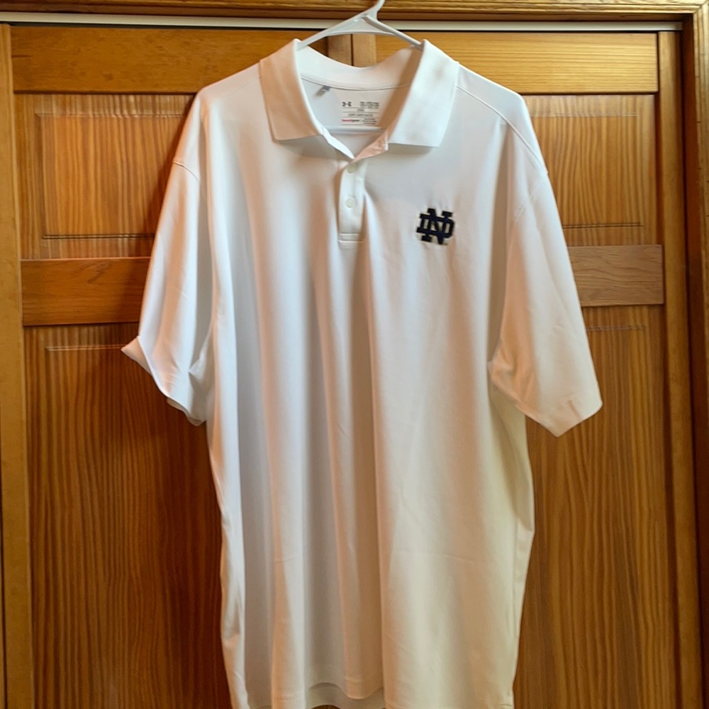 Notre dame under armour polo